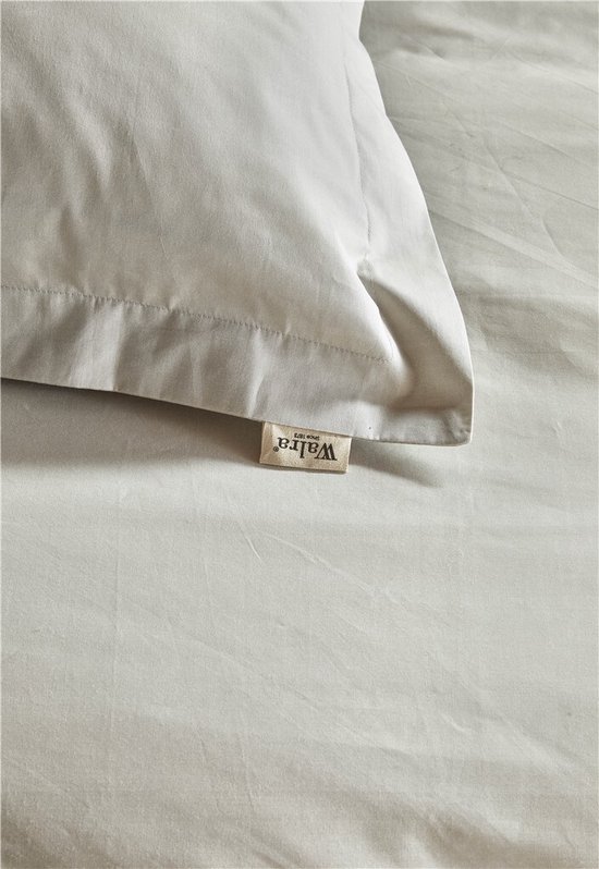 Walra Dekbedovertrek Forever Cotton - 240x220 - 100% Percale Katoen - Zand van Merkloos — afbeelding 4