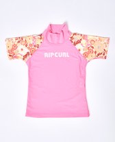 Rip Curl - UV-zwemshirt voor meisjes - Korte mouw - Roze - maat 90cm