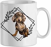 Mok Dachshund 5.3| Hond| Hondenliefhebber | Cadeau| Cadeau voor hem| cadeau voor haar | Beker 31 CL
