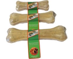 Gebr. de Boon Hondenbot gevuld met pens - Hondenvoer - Hondensnack - Hondensnacks gedroogd - Hondenkluif - 13 cm