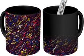 Magische Mok - Foto op Warmte Mokken - Design - Verf - Abstract - Magic Mok - Beker - 350 ML - Uitdeelcadeautjes