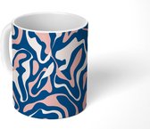 Mok - Koffiemok - Pastel - Roze - Patronen - Camouflage - Mokken - 350 ML - Beker - Koffiemokken - Theemok