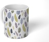 Mok - Koffiemok - Bladeren - Patronen - Scandinavië - Jungle - Mokken - 350 ML - Beker - Koffiemokken - Theemok