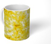 Mok - Geel - Tie dye - Patronen - Mokken - 350 ML - Beker - Uitdeelcadeautjes