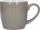 mok Globe 300 ml keramiek grijs/wit