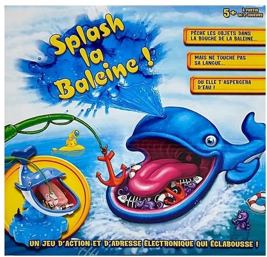Thumbnail van een extra afbeelding van het spel Hengelspel Whale Splash - kinder behendigheidsspel