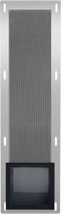 Porte-rouleau de rechange encastrable noir mat sans valve