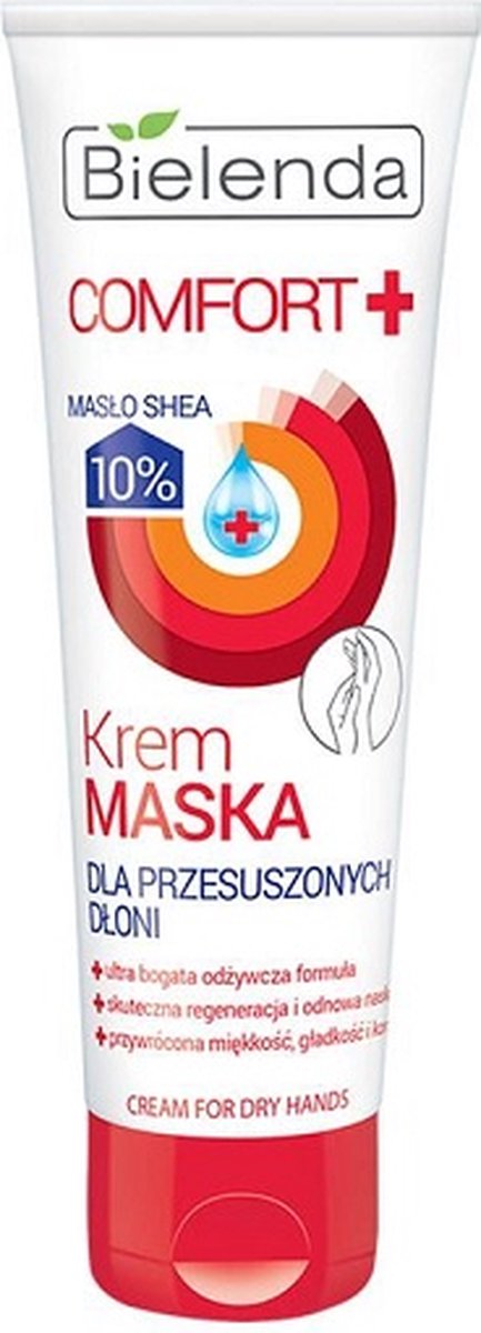 Moisturizing Hand Mask For Dry Skin With 10% Shea Butter 75ml / Bielenda Comfort