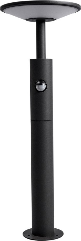 Lucande - Lampe d'extérieur LED - aluminium, plastique - H : 60 cm - anthracite, opale