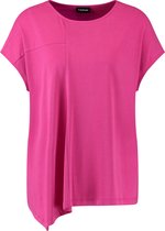 TAIFUN Dames Shirt met puntige zoom opzij