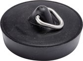 afvoerstop 40,5 mm rubber zwart