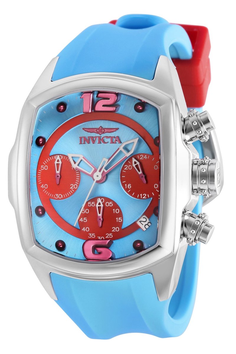 Montre Invicta Lupah Pour Femme - Acier Inox, Quartz, Chronographe - Modèle 24177