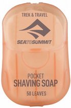 scheerzeep Pocket Shaving Soap oranje/wit 50 vellen