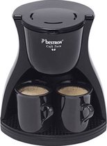 Bestron ACM8007BE koffiezetapparaat  2 kops 450 W  Zwart