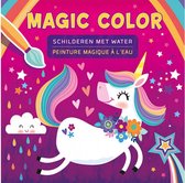 kleurboek Magic Color schilderen met water Eenhoorn