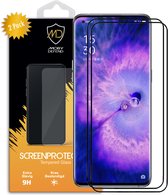 2-Pack Oppo Find X5 Pro Screenprotectors - MobyDefend Gehard Glas Screensavers - Zwarte Randen - Screen Protectors - Glasplaatjes Geschikt Voor: Oppo Find X5 Pro