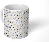 Mok - Koffiemok - Design - Pijl - Minimalistisch - Mokken - 350 ML - Beker - Koffiemokken - Theemok