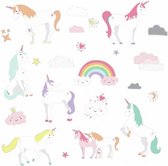 muurstickers Unicorn Magic vinyl 23 stuks