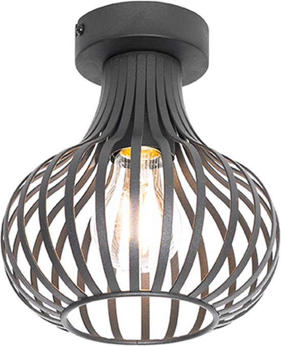 QAZQA saffira - Moderne Plafondlamp - 1 lichts - Ø 180 - Woonkamer | Slaapkamer | Keuken