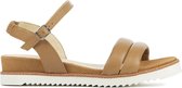 Softwaves Sandalen  Dames / Slippers - Leer   - 74251 - Cognac - Maat 38