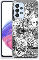 Telefoon Hoesje Geschikt voor Samsung Galaxy A53 5G Silicone Back Case Skulls Angel