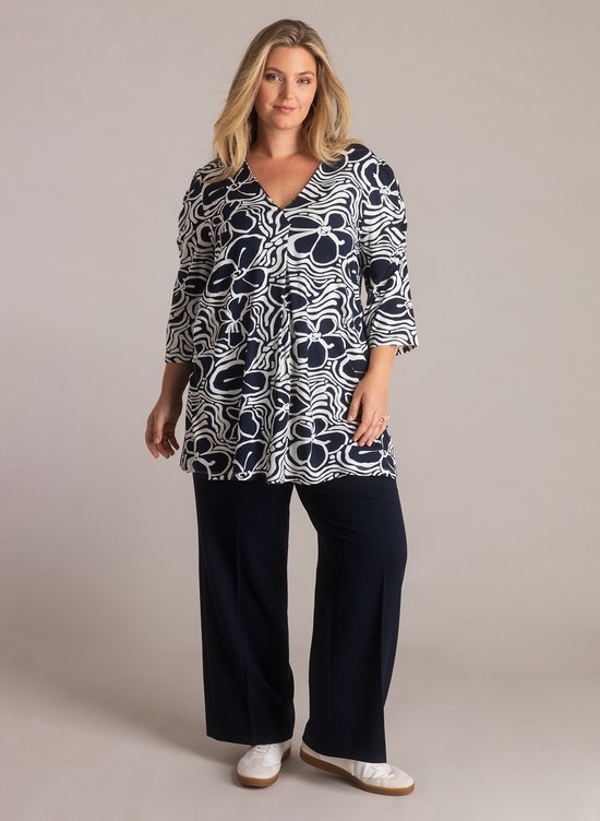Yest Ilma Navy & White Pant