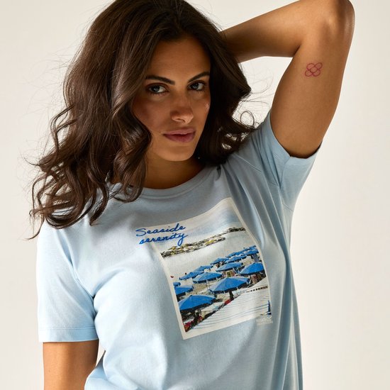 Dames Filandra IX T-shirt met korte mouwen en grafische print