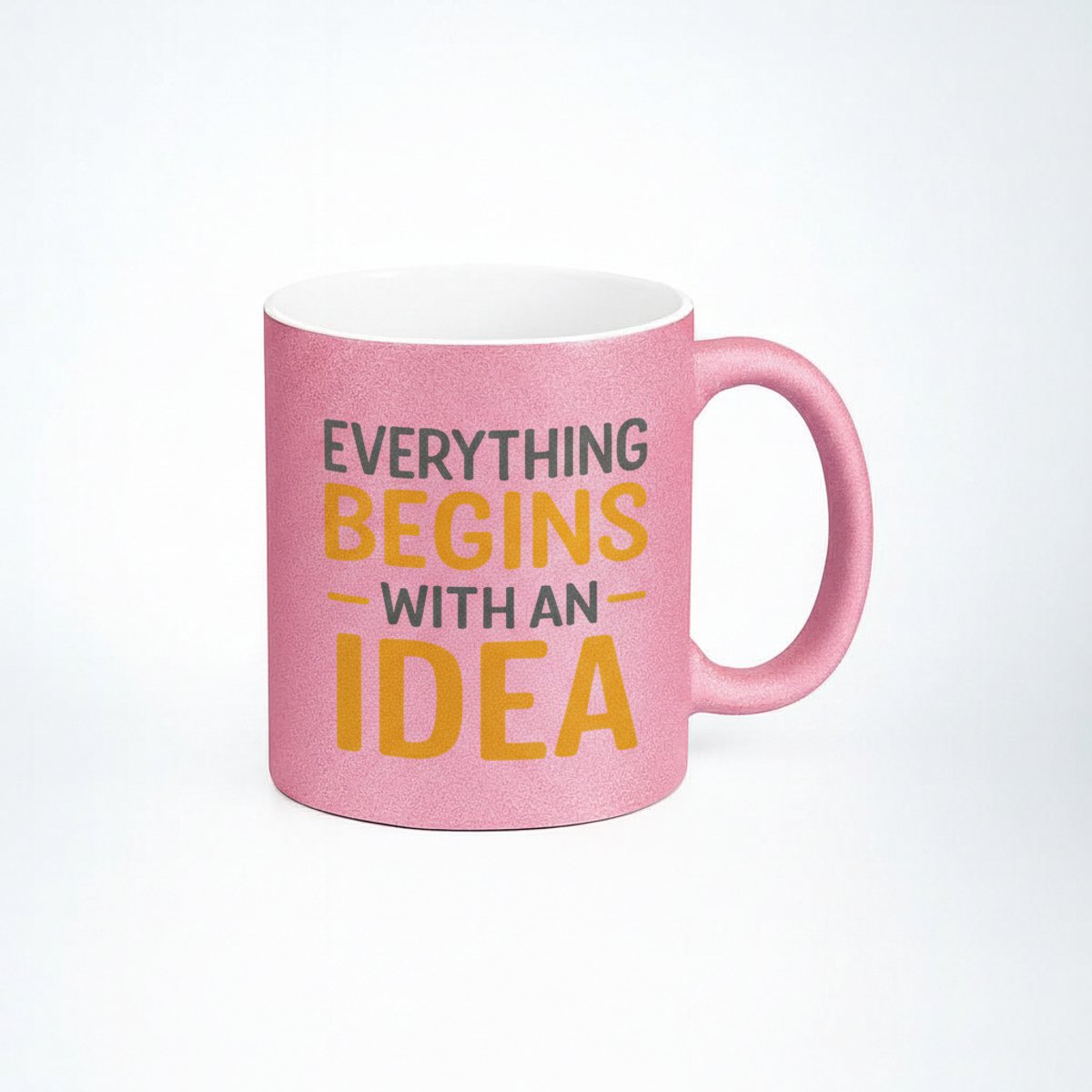 Alles Begint Met Een Idee Mok - Inspirerende Koffiemok voor Creatievelingen