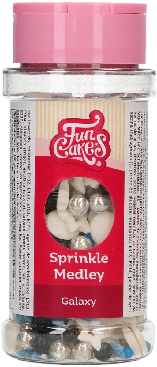 FunCakes Sprinkle Medley - Galaxy - 50g - Eetbare Taartdecoratie