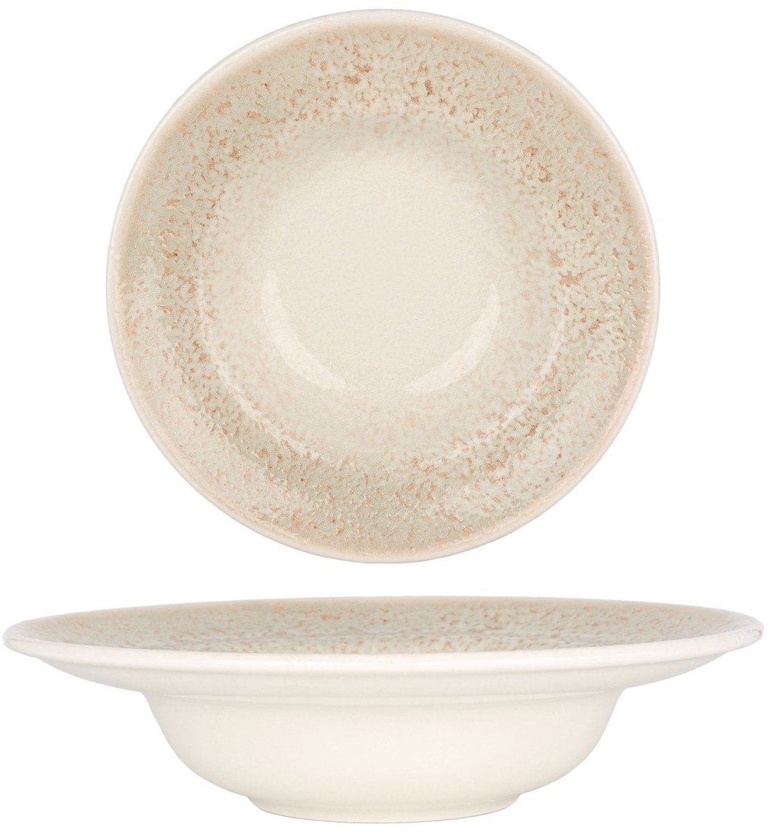 By Bone Pastabord - Natura - Porselein - 27 cm (500cc) - set van 2