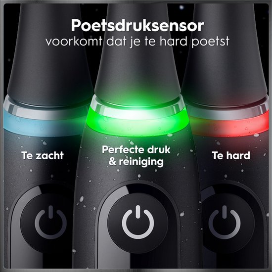 Oral-B iO 10 Elektrische Tandenborstel - Zwart - inclusief Oplaadreisetui en Opzetborstelhouder