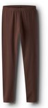 Bruine legging met elastische tailleband.