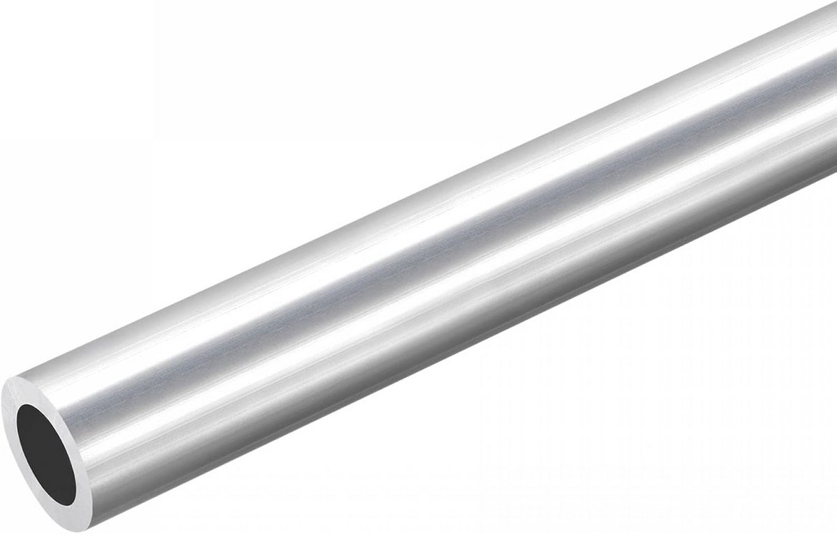 Aluminium Ronde Buis - 6063 Kwaliteit - 25mm Buiten 15mm Binnen - 200mm Lengte