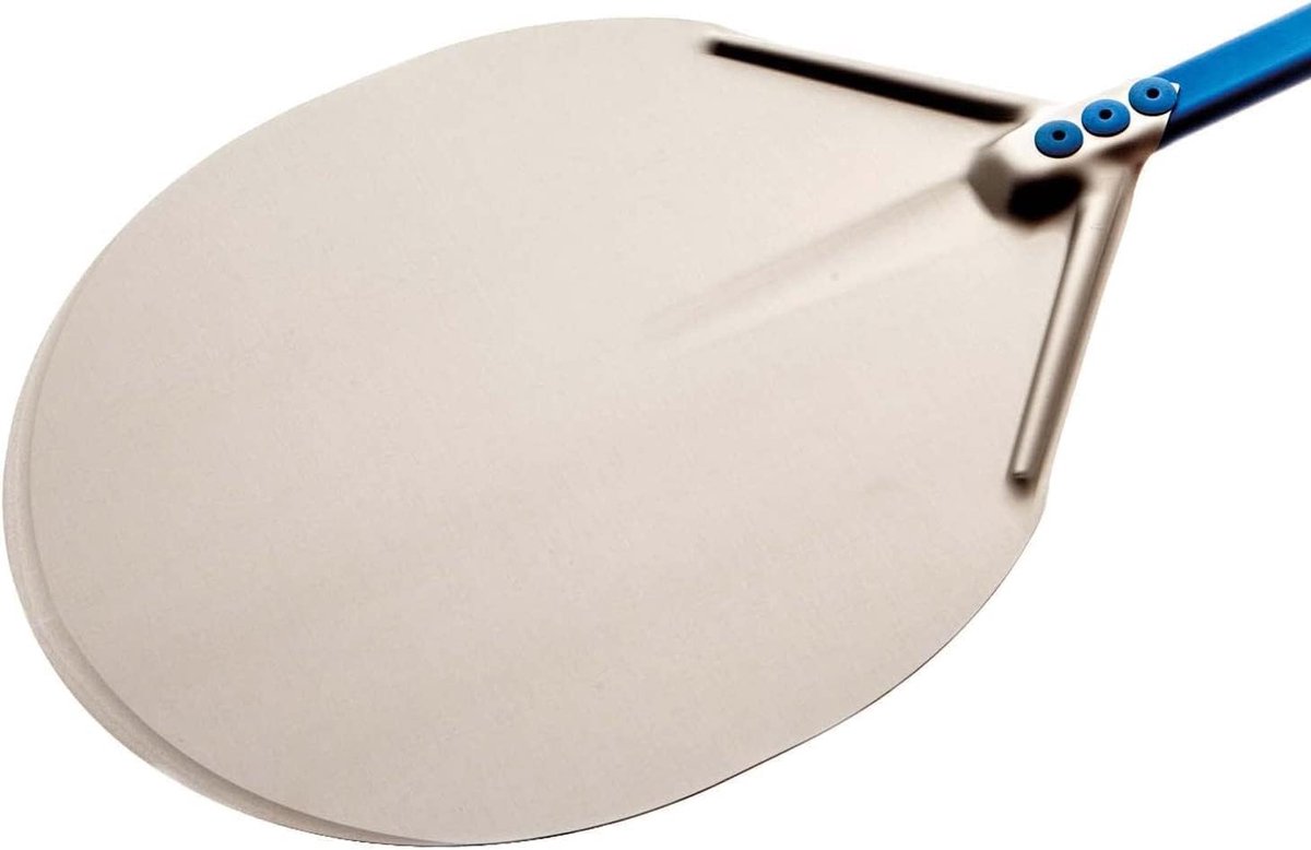 Professionele Ronde Pizzaschep Aluminium - Ø 33 cm - Voor Hoge Temperaturen
