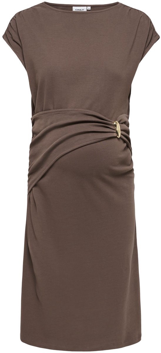 Only MATERNITY Jurk OLMEVALYN Midi-jurk chocolate martini 1