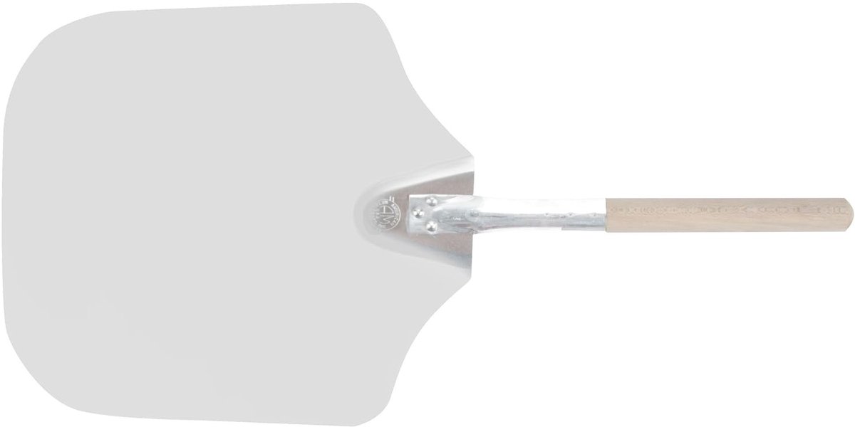 Grote Aluminium Pizzaschep met Houten Handvat voor Oven en BBQ