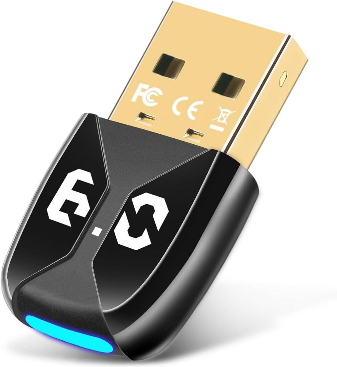 Bluetooth 6.0 Adapter USB Dongle voor PC en Laptop - Draadloze Zender Ontvanger