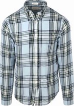 Chemise en flanelle Gant à Blauw - Taille XXL - Homme - Chemises décontractées