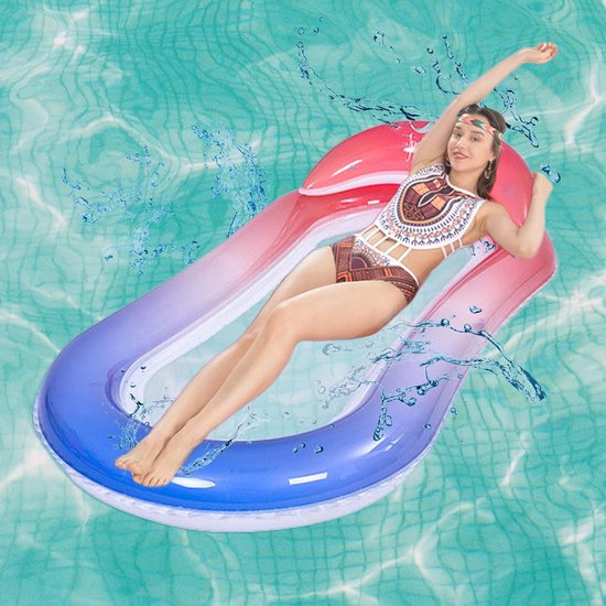 Opblaasbaar Waterbed met Net voor Zwembad en Strand — afbeelding 3