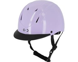 Riding World - Veiligheidscap Topy - Lila Shiny - Maat 52-56