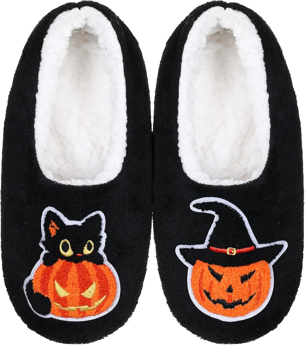 Dames Pluizige Kat Slippers Sokken - Warme Winter Huisslippers met Antislip Zool
