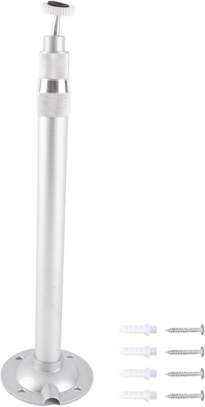 Universele verstelbare projectorbeugel 30-60 cm plafond wand montage 5 kg draagvermogen aluminium