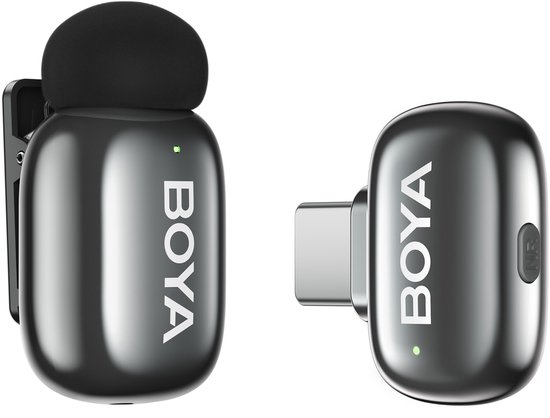 Boya Mini 2-02 (Grey) 1X RX USB-C + 2X TX — afbeelding 2