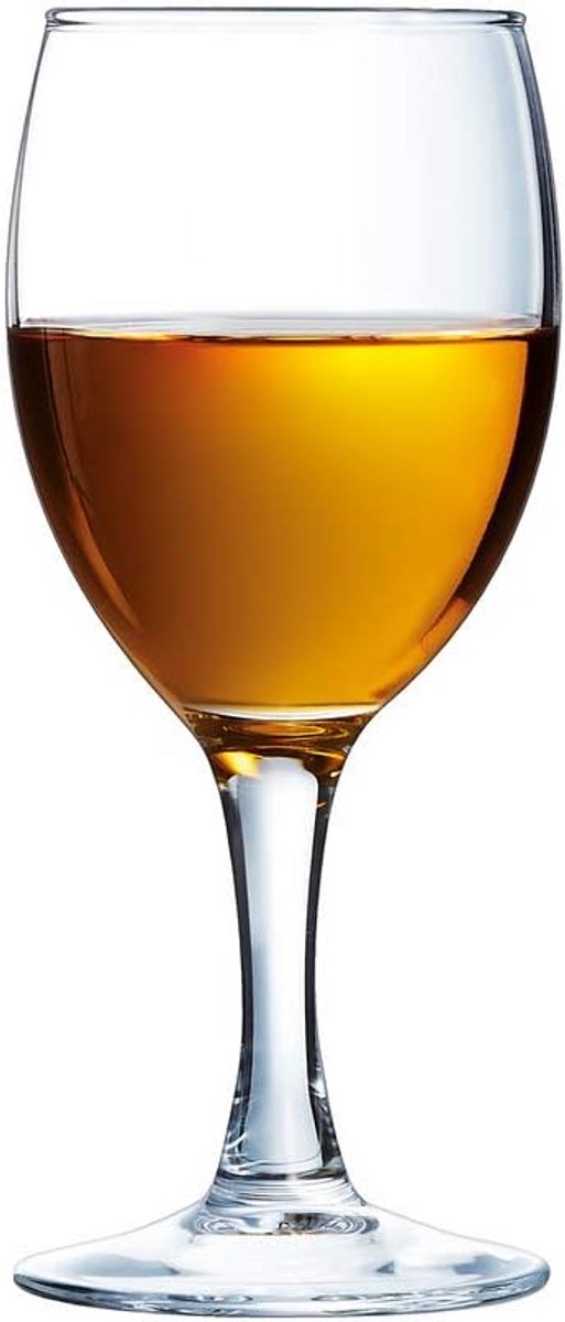 Set van 12 Wijn- en Champagneglazen Transparant 12 cl Hoogwaardig Glas