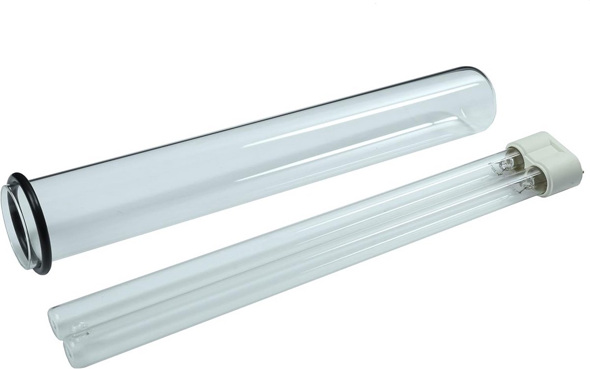 UVC Reservelamp 55 Watt inclusief Kwartsglaas en Afdichting voor Waterzuivering