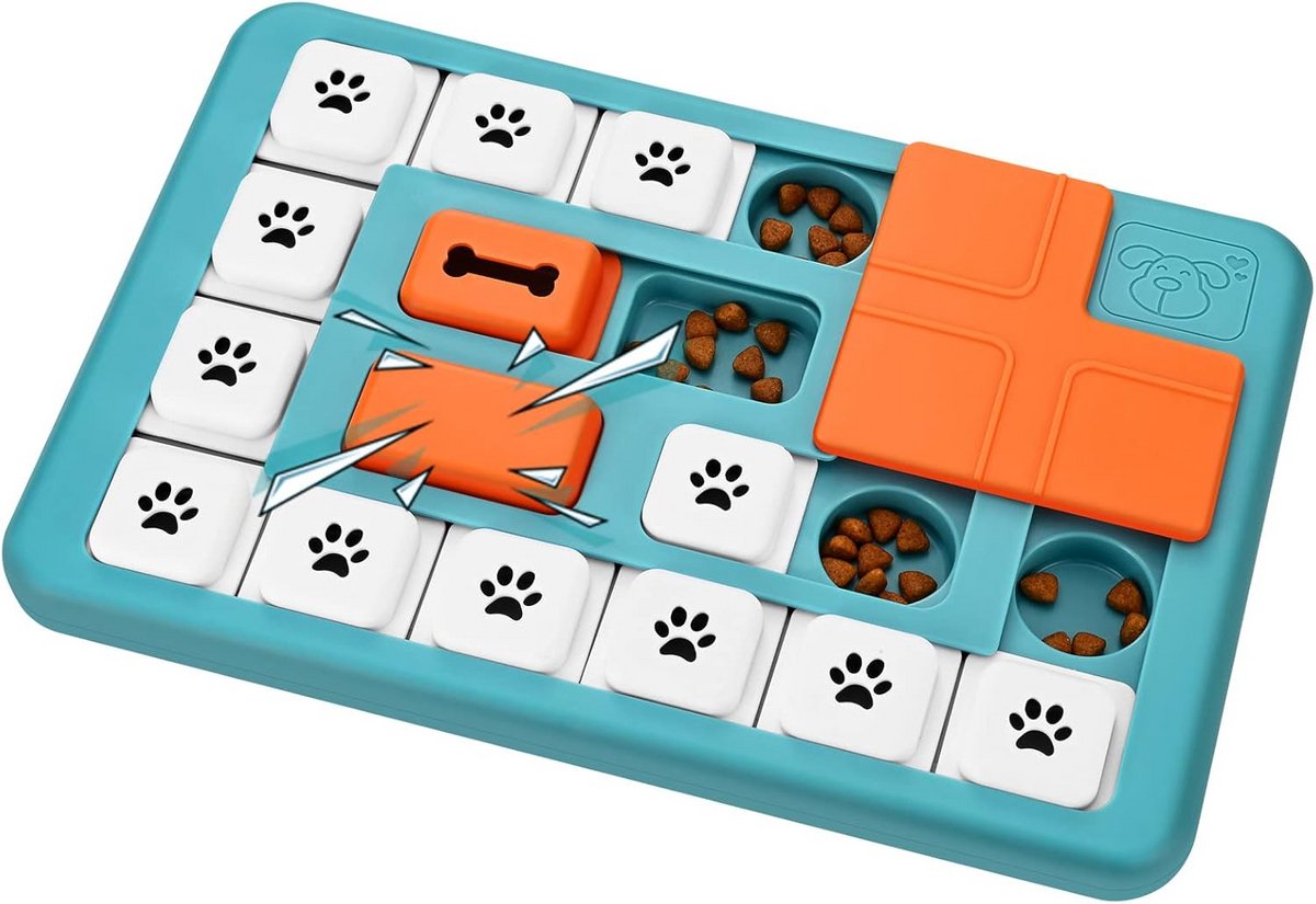 Interactief IQ Puzzelspeelgoed voor Honden - Mentale Stimulatie & Training