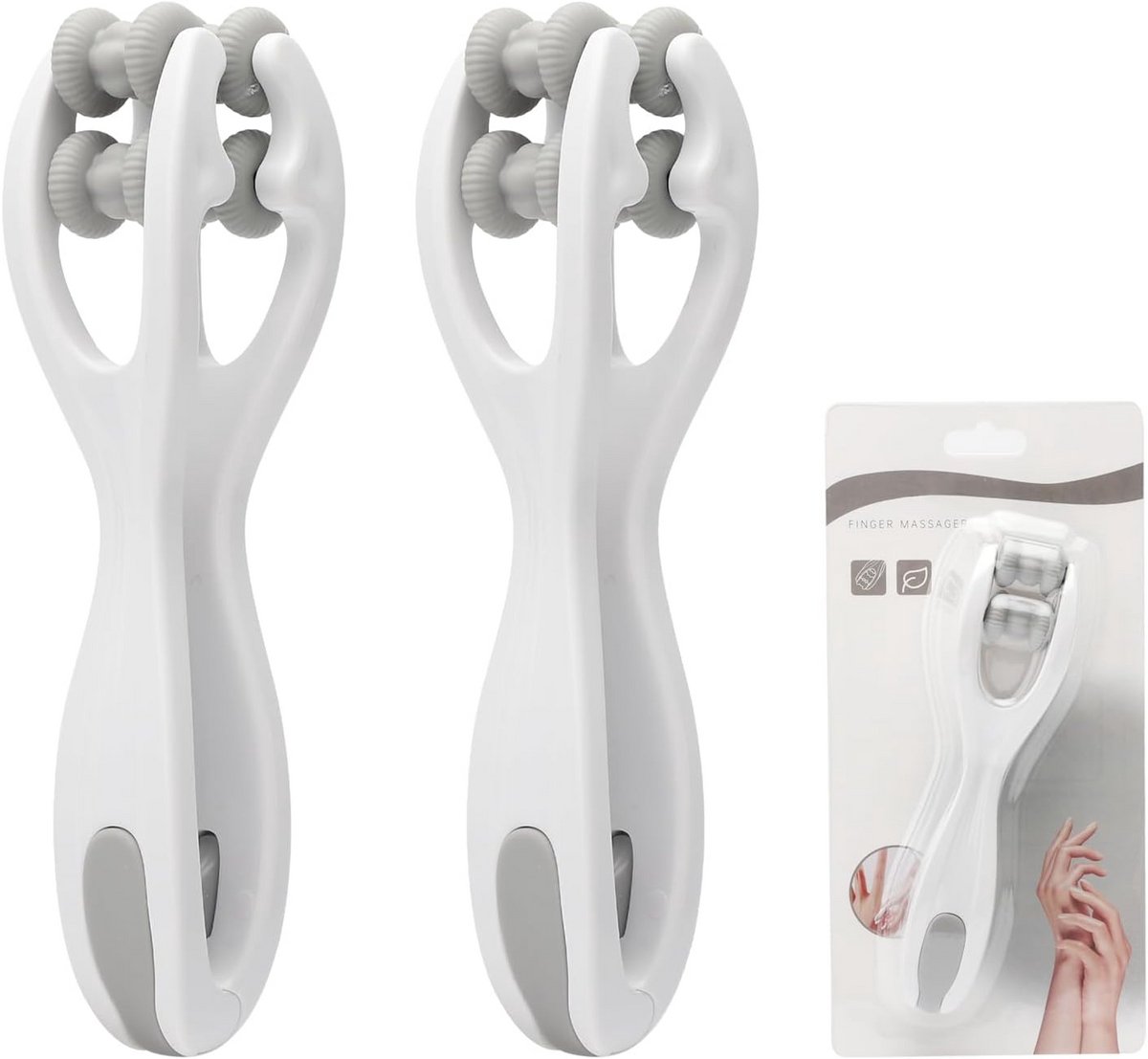 Set van 2 Hand- en Vingerrollers voor Massage en Ontspanning