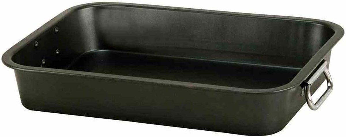 Carbonstalen Grill- en Ovenschaal met Antiaanbaklaag 36 cm