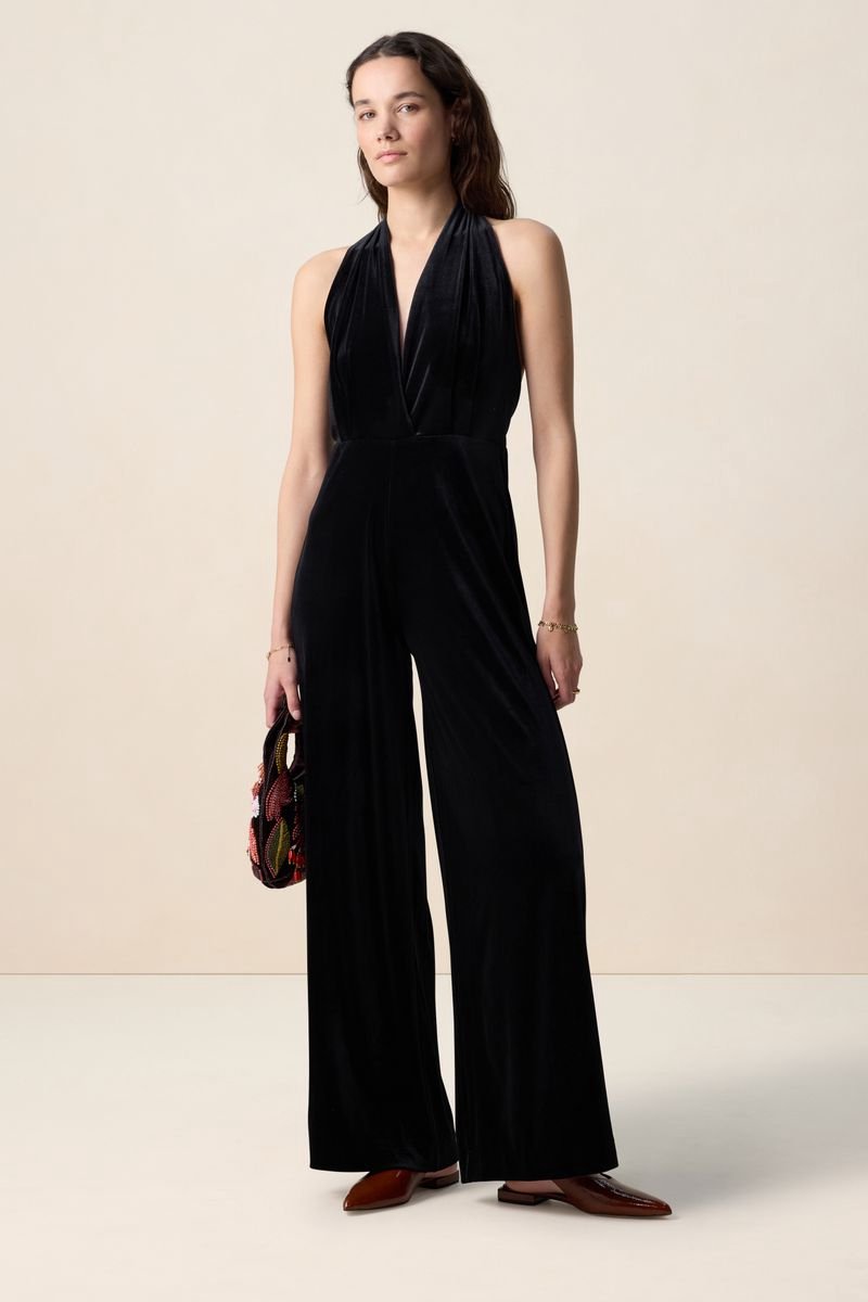 Sissy-Boy - Zwarte halter jumpsuit
