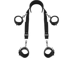 Fetish Submissive - Master Position With 4 Noprene-Lined Handcuffs